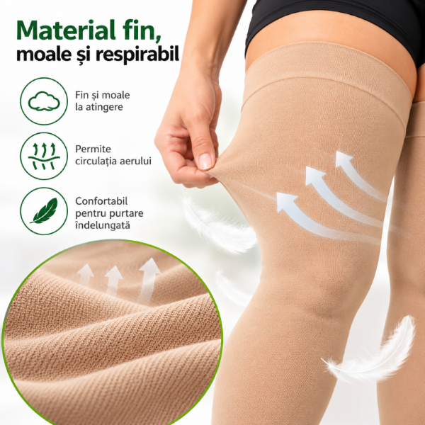 Material fin, moale, elastic și respirabil